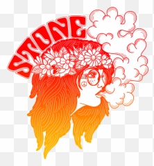 Trippy Skull Hat Stone - Hair Design Png,Trippy Png