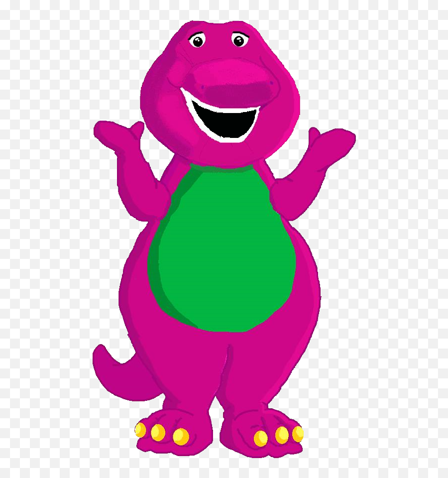Download Hd Barney The Dinosaur Cartoon - Cartoon Barney The Dinosaur Png,Barney Png