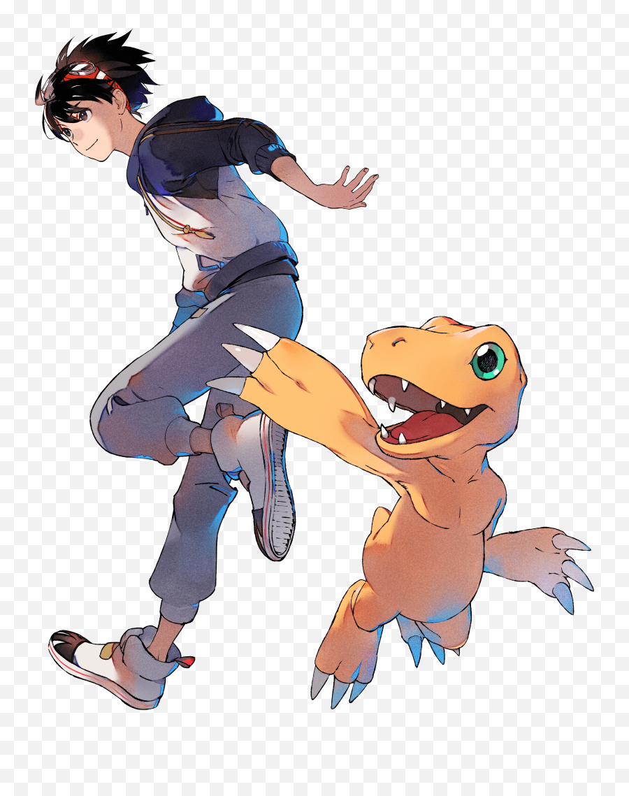 Agumon Png - Digimon Survive Main Character,Agumon Png