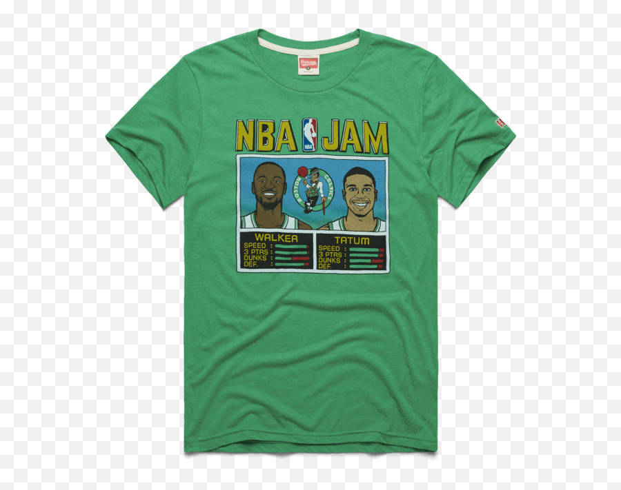 Nba Jam Celtics Walker And Tatum Boston - Nba Jam Pacers Shirt Png,Kemba Walker Png