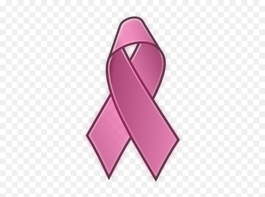 Free Breast Cancer Ribbon Outline Download Clip Art - Cancer Ribbon Clip Art Png,Cancer Ribbon Logo