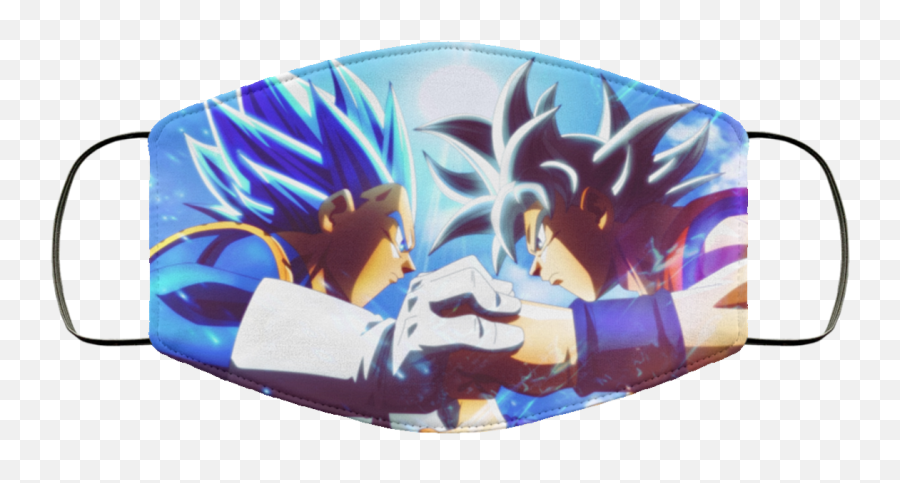 Goku Vegeta Face Mask Washable Reusable - Buckteecom Goku Vs Vegeta Png,Goku And Vegeta Png