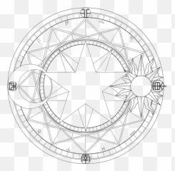 Ccs Sakuras Magic Circle - Sakura Card Captor Magic Circle Png,Sakura Png