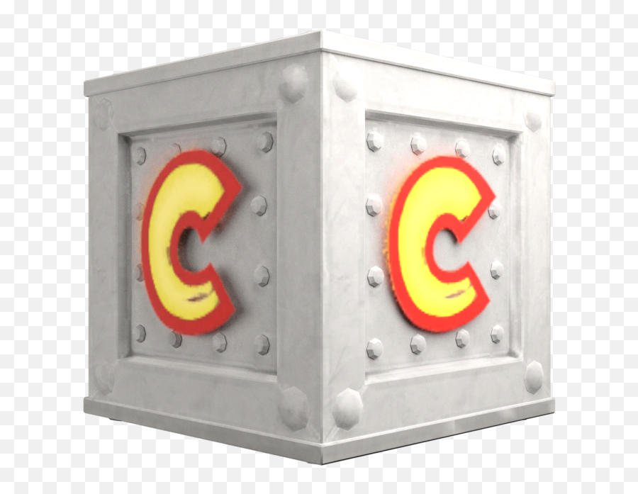 Iron Checkpoint Crate - Crash Team Racing Nitro Fueled Iron Checkpoint Crate Png,Crate Png