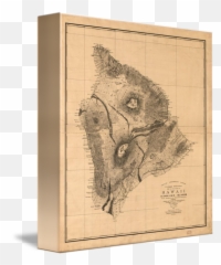 Map Of Hawaii Hawaiian Islands By Janice M - Old Kona Map Png,Hawaiian Islands Png