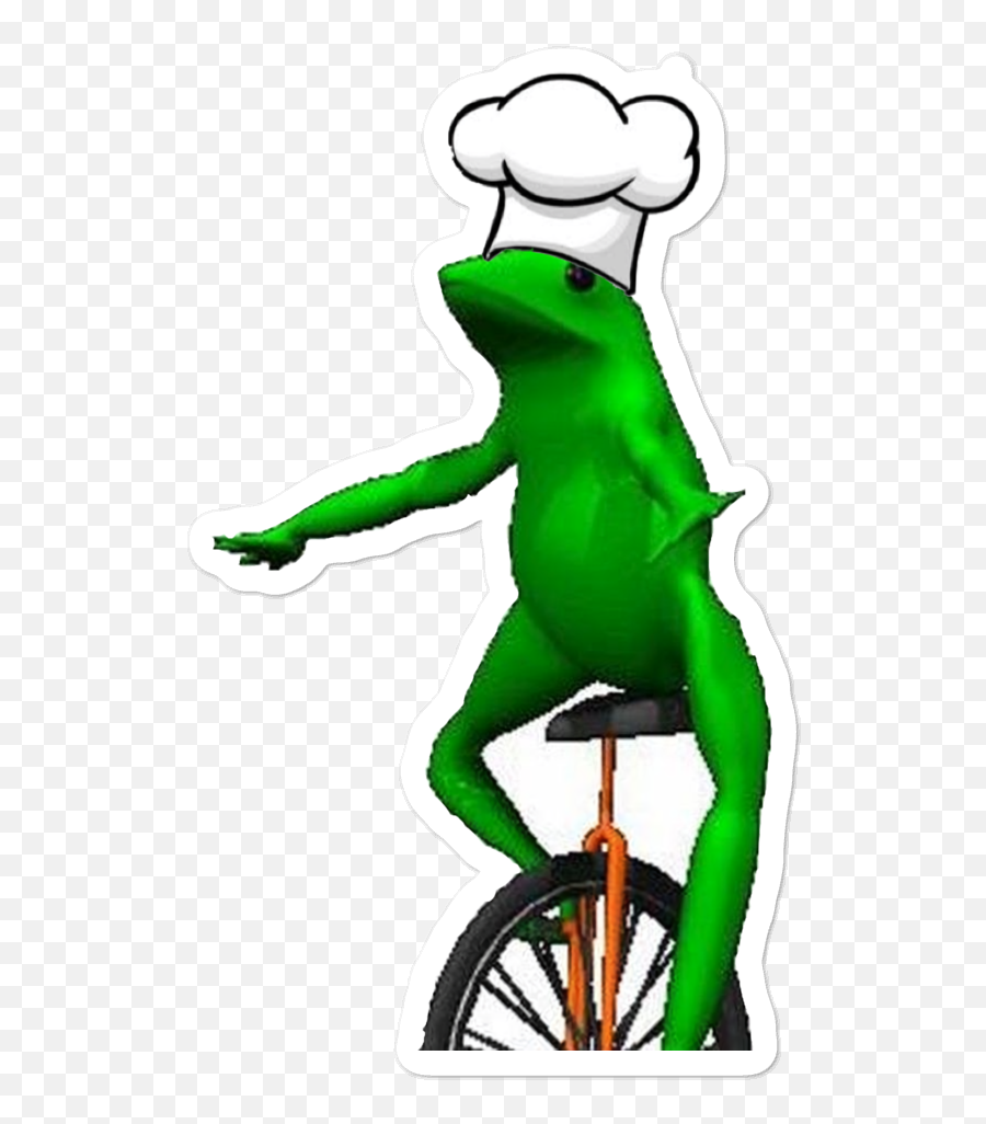 Chef Boi R Dee Sticker - Unicycle Frog Png,Dat Boi Transparent