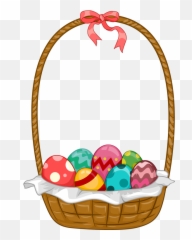 Easter Basket Bunny Png Transparent Bunnypng - Easter Egg Basket Png,Basket Png