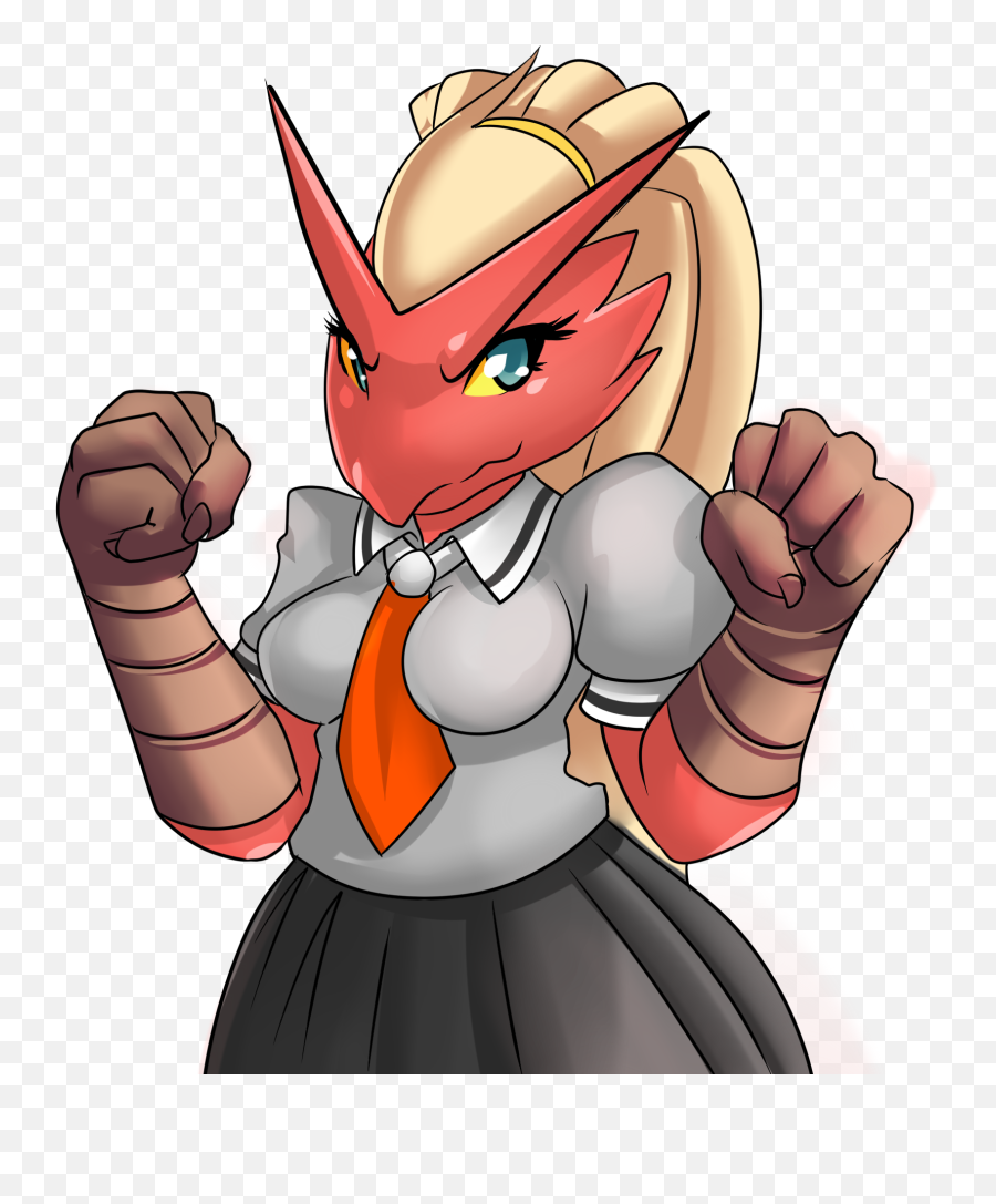 Schoolgirl Blaziken Pokémon Know Your Meme - Cartoon Png,Blaziken Png
