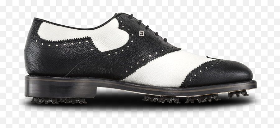 Shield Tip - Round Toe Png,Footjoy Mens Icon Saddle Golf Shoe Closeouts