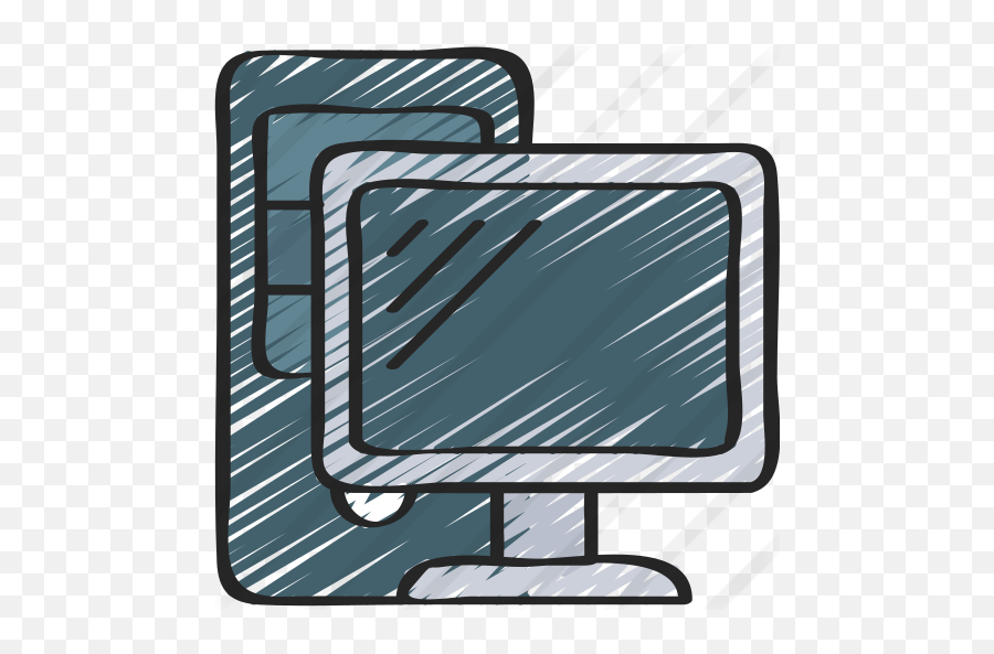 Desktop Pc - Horizontal Png,Free Computer Desktop Icon