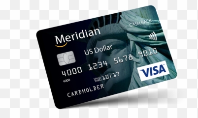 Meridian Visa Us Dollar Card - Usd Credit Cards Png,Icon Credit Union Meridian