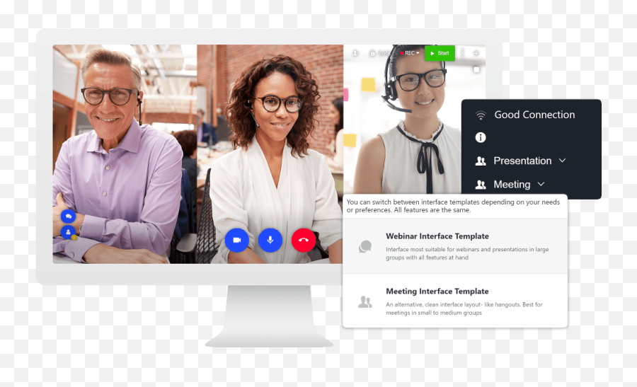 Online Meeting Software U2013 Livewebinarcom - Health Professional Png,Online Meeting Icon