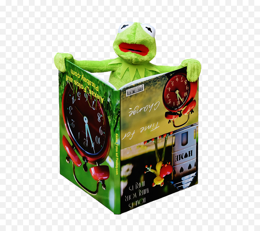 Framed Art For Your Wall Figure Sit Book Frog To Watch Kermit Picture 10x13 Frame - Kermit The Frog In A Book Png,Kermit The Frog Png