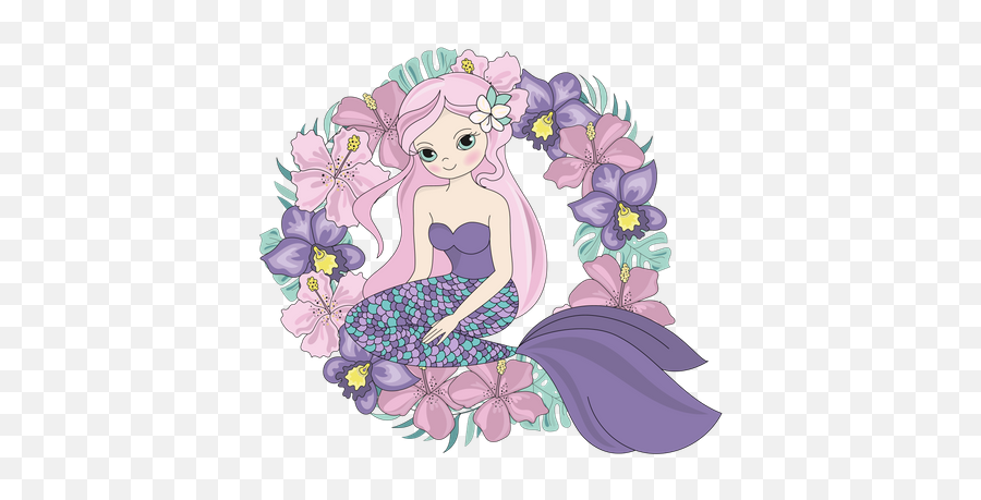 Best Premium Bride With Bridesmaids Illustration Download In - Cartoon Purple Beautiful Mermaid Png,Bridesmaids Icon