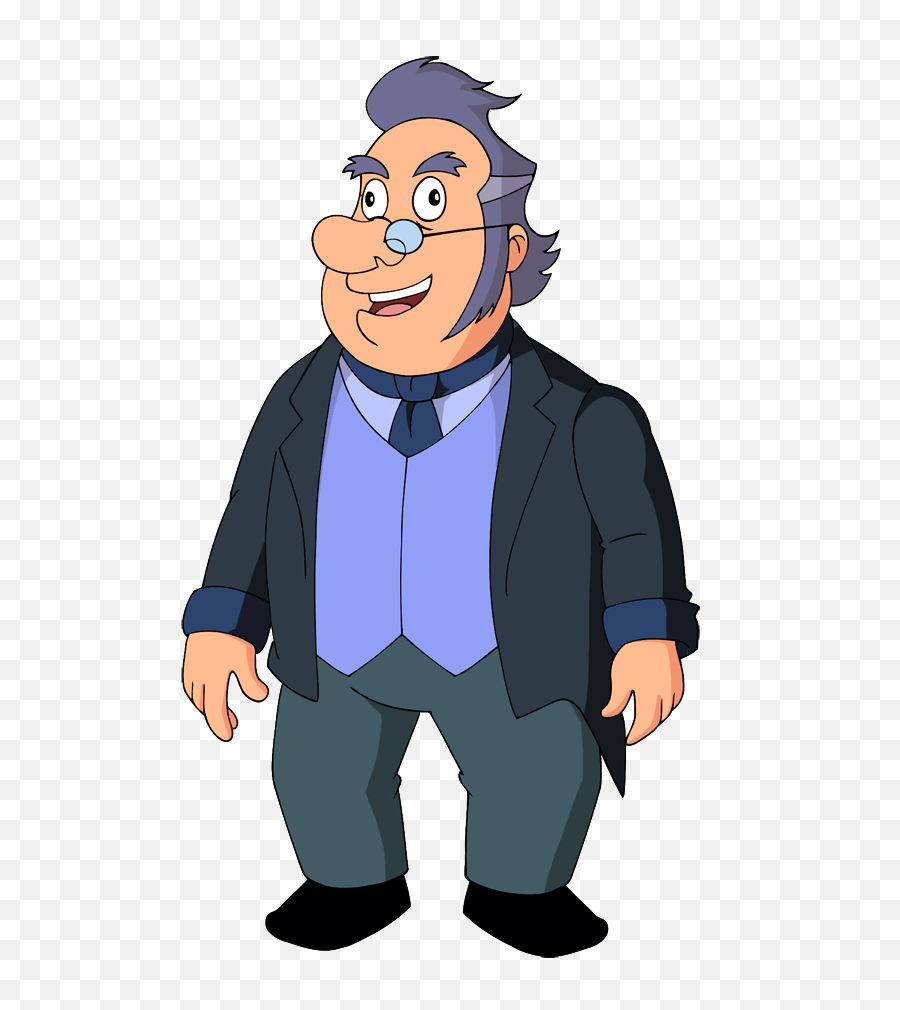 Download Old Man - Old Man Cartoon Png Png Image With No Old Man Animated Character,Old Man Png