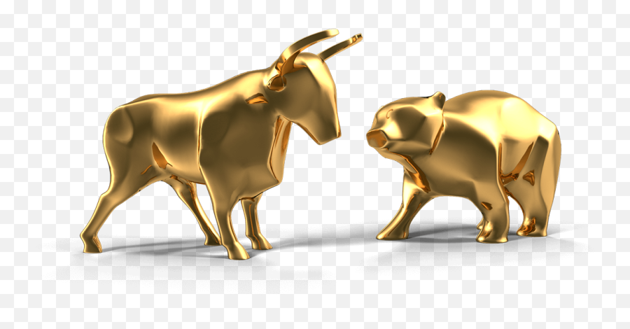 Jainam Share Consultant - Gold Ox 3d Png,Bull Bear Icon