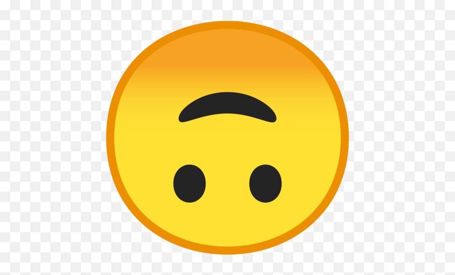 Upside - Down Face Emoji Transparent Upside Down Smiley Emoji Png,Android Oreo Icon