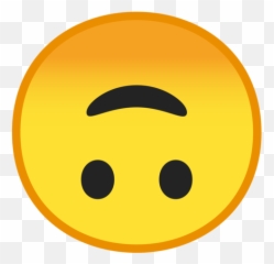 Upside - down Face Emoji Transparent Down Smiley png