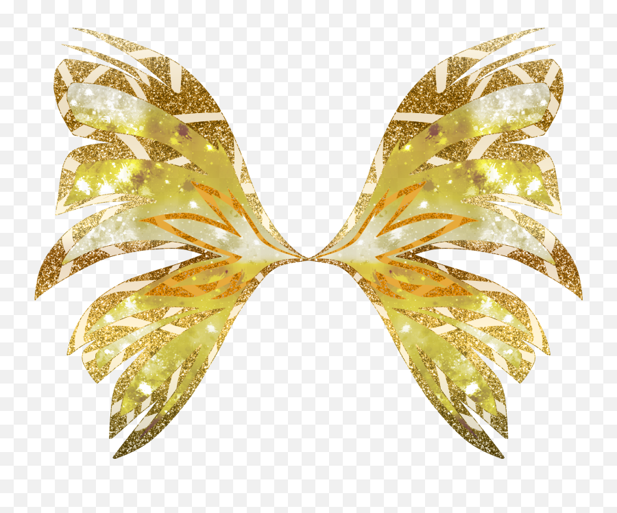 Gold Butterfly Wings Png - Gold Butterfly Wings Png,Gold Wings Png