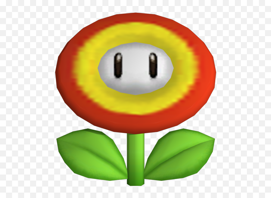 Wii New Super Mario Bros Fire Flower The Models - Mario Mario Ice Flower Super Mario Bros Png,Mario 64 Icon