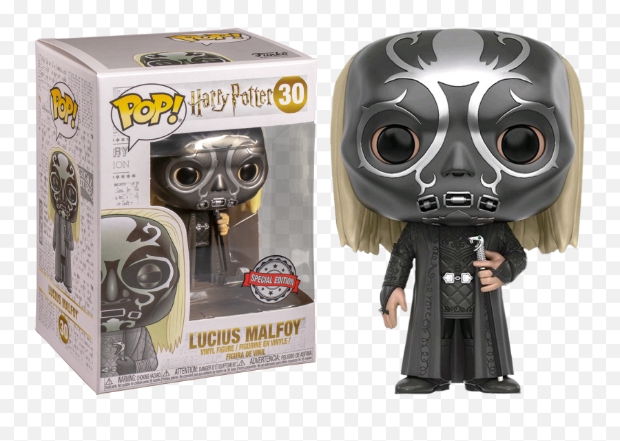 Funko Pop Harry Potter - Lucius As Death Eater 30 The Funko Lucius Malfoy Png,Malfoy Icon