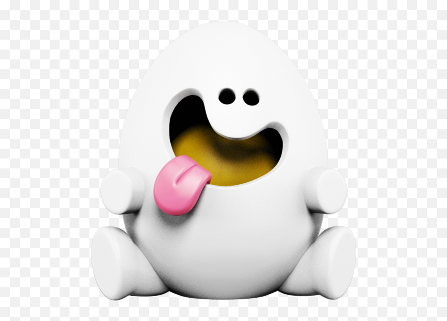 Yolkels By Jason Freeny U2013 Mighty Jaxx - Happy Png,Ghost Emoji Icon