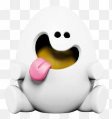 Yolkels By Jason Freeny U2013 Mighty Jaxx - Happy Png,Ghost Emoji Icon