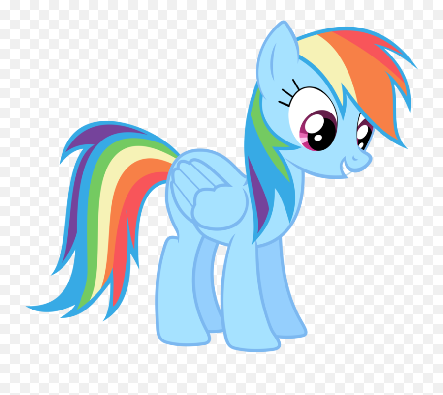 Clipart Rainbow Pony Picture 640545 - My Little Ponies Rainbow Dash Png,Pony Transparent
