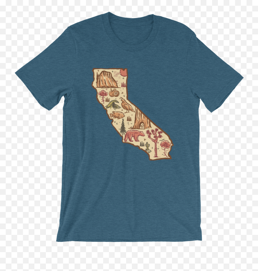 California Icon T - Shirt U2014 Range U0026 Sea Outdoor Goods U0026 Apparel T Shirt Text Back Png,Deep Icon