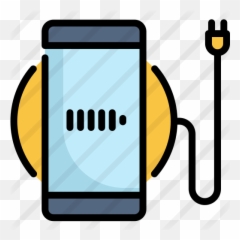 Wireless Charging - Free Electronics Icons Pinwheel Outlines Png,Charger Png