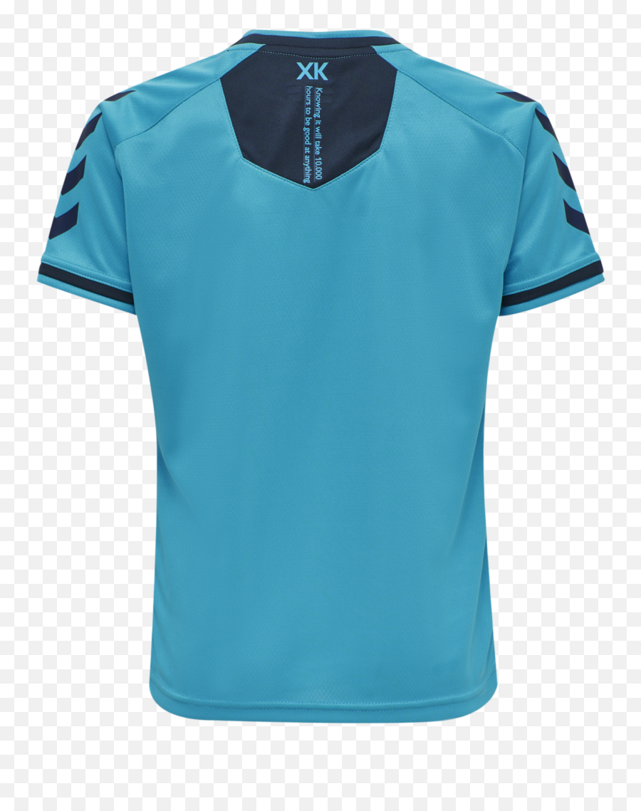 Hummel Action Poly Jersey Ss Kids - Atomic Blueblack Iris Short Sleeve Png,Adidas Icon Trainer