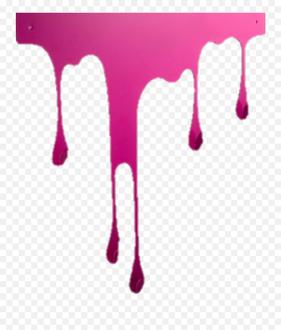 Border Edging Frame Pink Paint Dripping Drip Wet Overla - Paint Drip No Background Png,Dripping Paint Png
