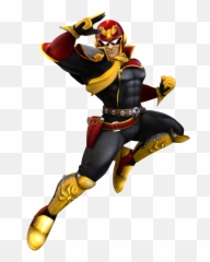 Brawl Vault - Transparent Captain Falcon png