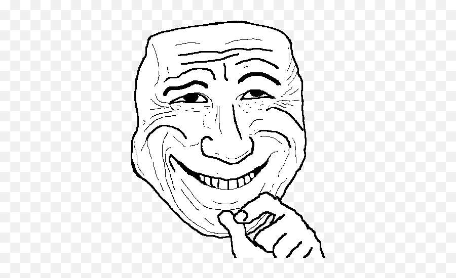 Bant - Internationalrandom Searching For Posts With The Line Art Png,Trollface Png