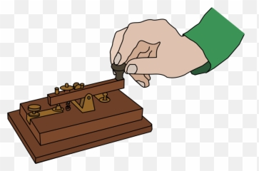 Telegraphy Electrical Morse Code - Telegram Clipart png