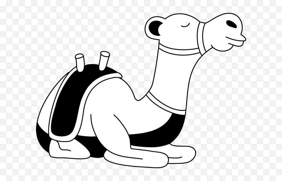 Camel - Pngclipart 19 Free Download Camel In Black And White,Camel Png