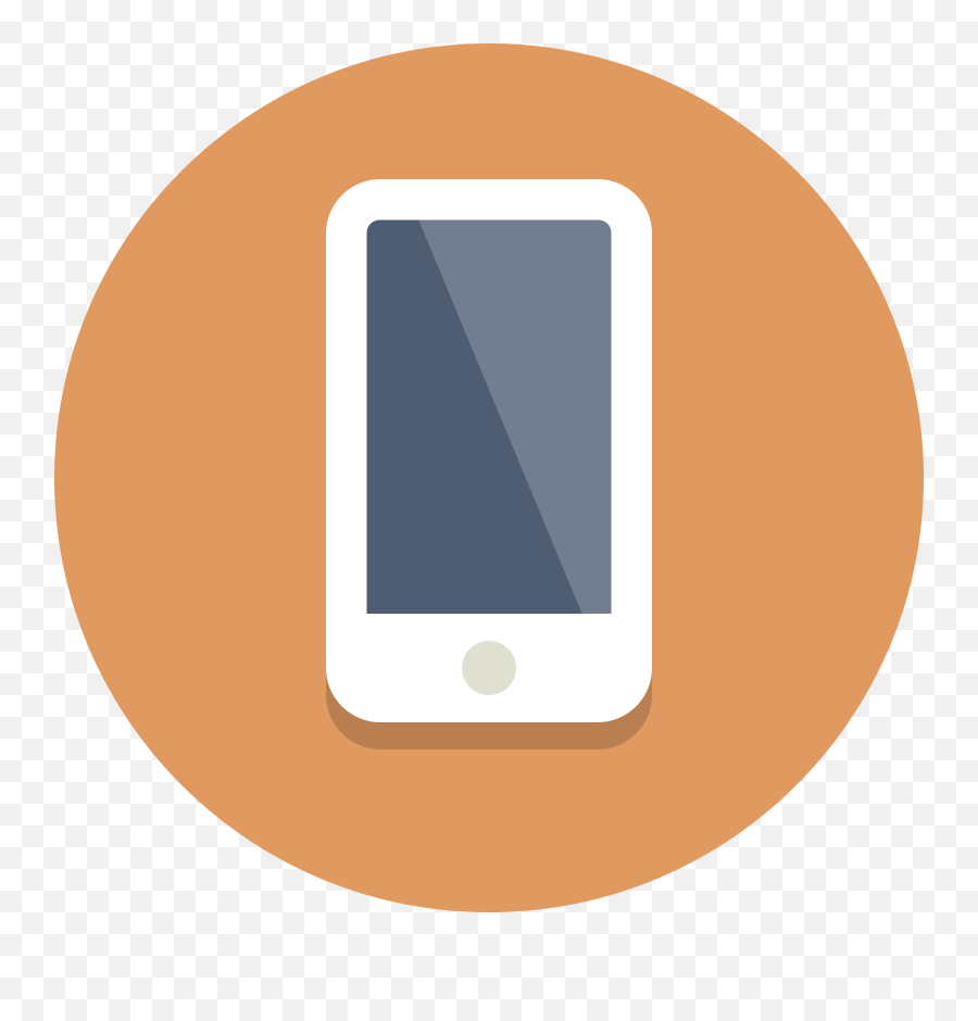 Circle - Smart Phone Icon Circle Png,Smartphone Icon Png