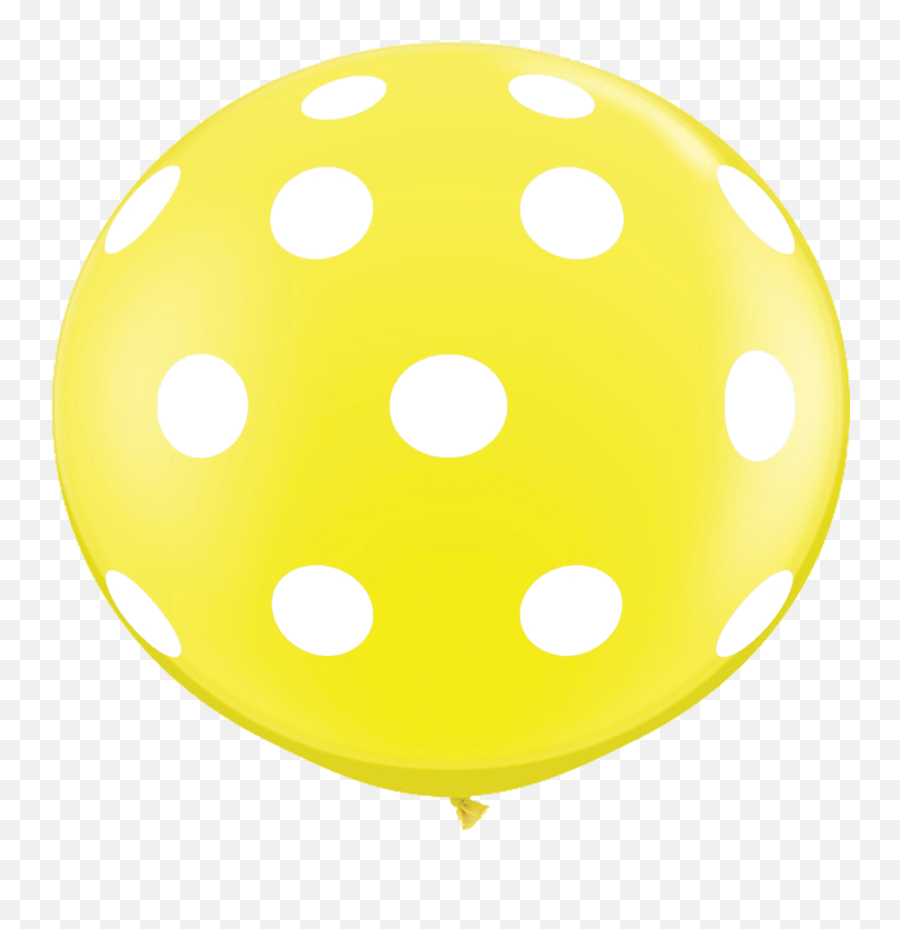 Download Ballons Transparent Polka Dot - Yellow Balloon Circle Png,Yellow Balloon Png