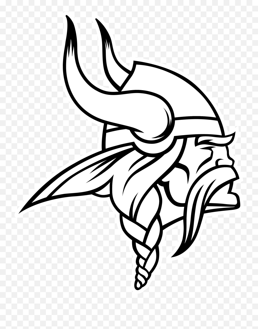 Minnesota Vikings Logo Png Transparent - Minnesota Vikings Logo Black And White,Vikings Logo Png