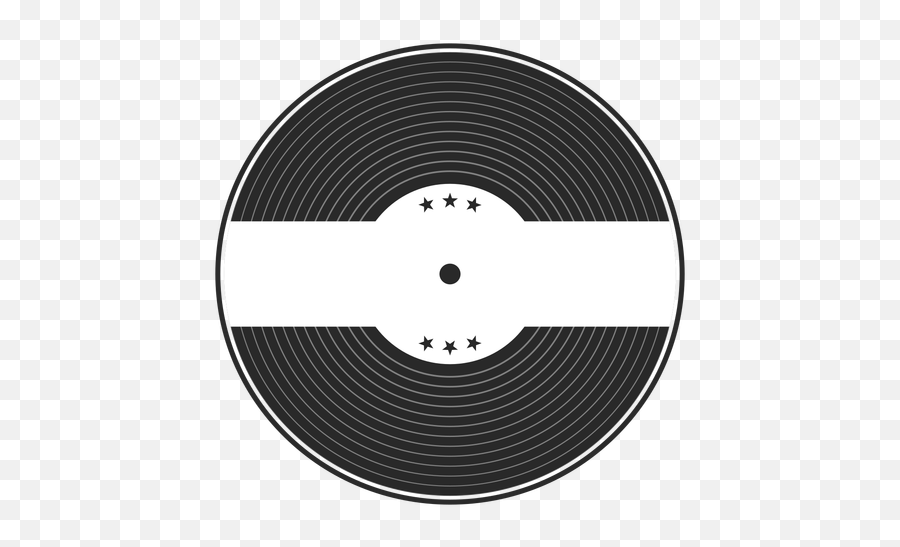 Record Star Vinyl Silhouette - Transparent Png U0026 Svg Vector File Circle,Vinyl Record Png