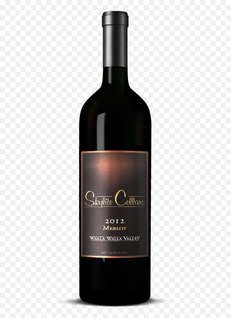 2012 Merlot U2013 Skylite Cellars - Merlot Wine Bottle Png,Wine Png