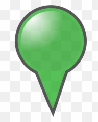 Download Hd Green Pushpin Png - Map Marker Pen