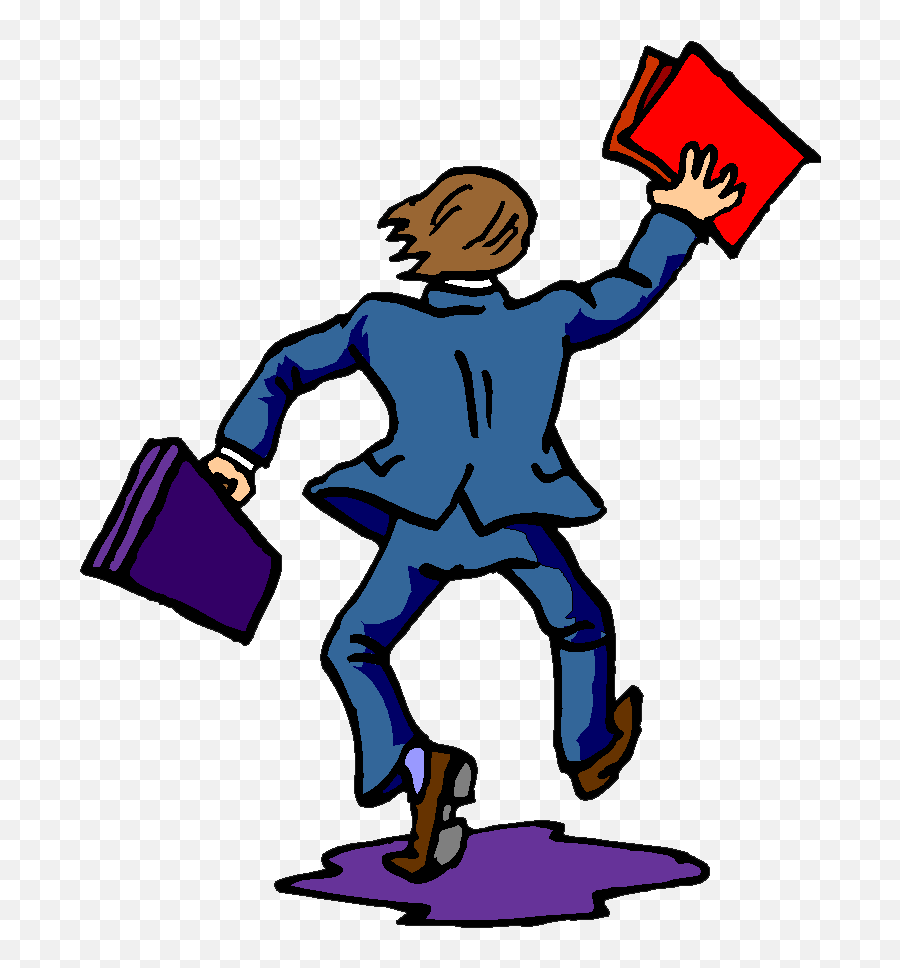 Person Leaving Clipart - Clip Art Librar 376318 Png Leave The Office Clipart,Leave Png