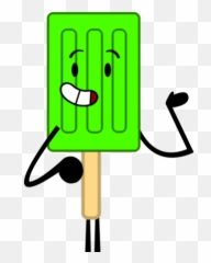 Green Popsicle - Clip Art Png,Popsicle Png