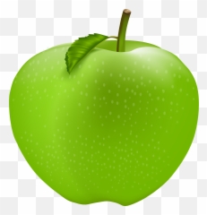 Green Apple Png Download - Apple,Manzana Png
