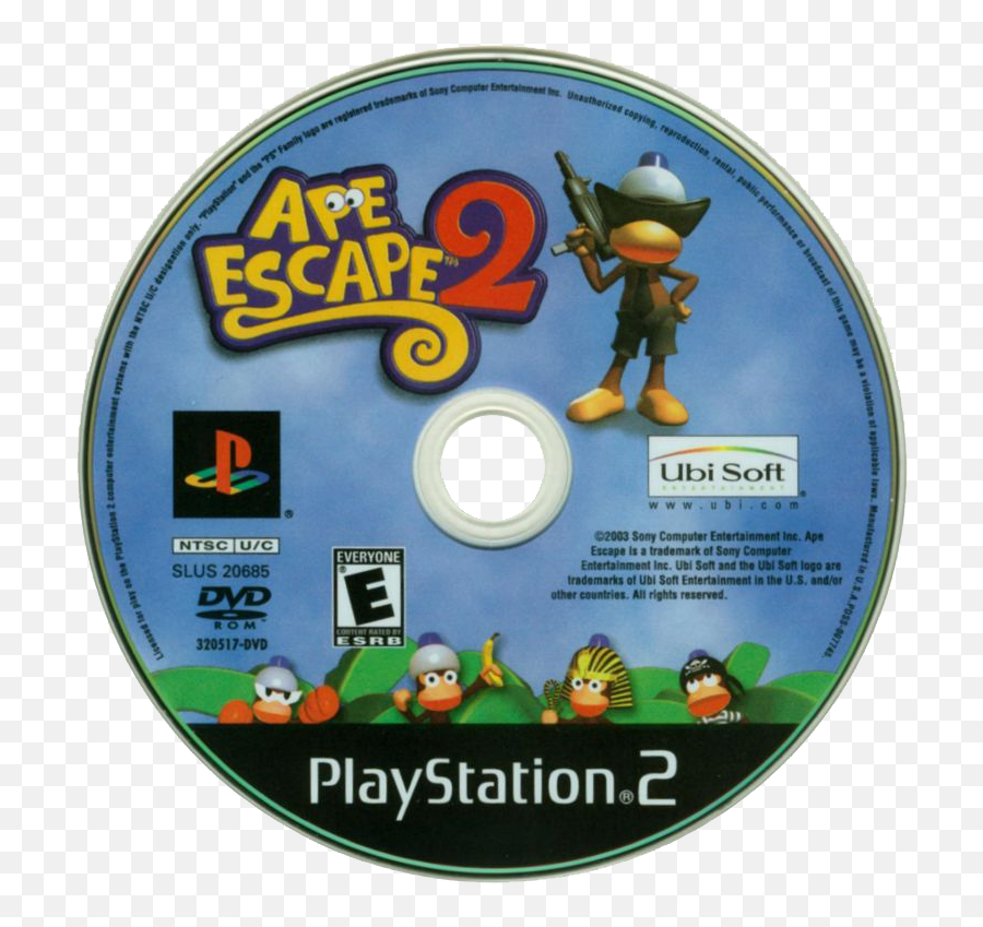 Ape Escape 2 Playstation Ps2 - Ape Escape 2 Disc Png,Playstation 2 Logo Png