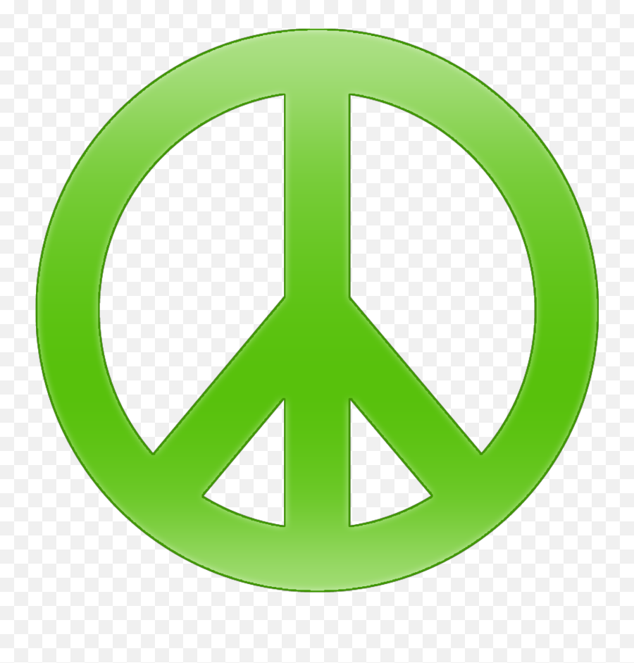 Free Peace Sign Transparent Background - Green Peace Sign Transparent Png,Peace Sign Transparent Background