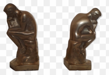 Thinker Brass - Bronze Sculpture Png,The Thinker Png
