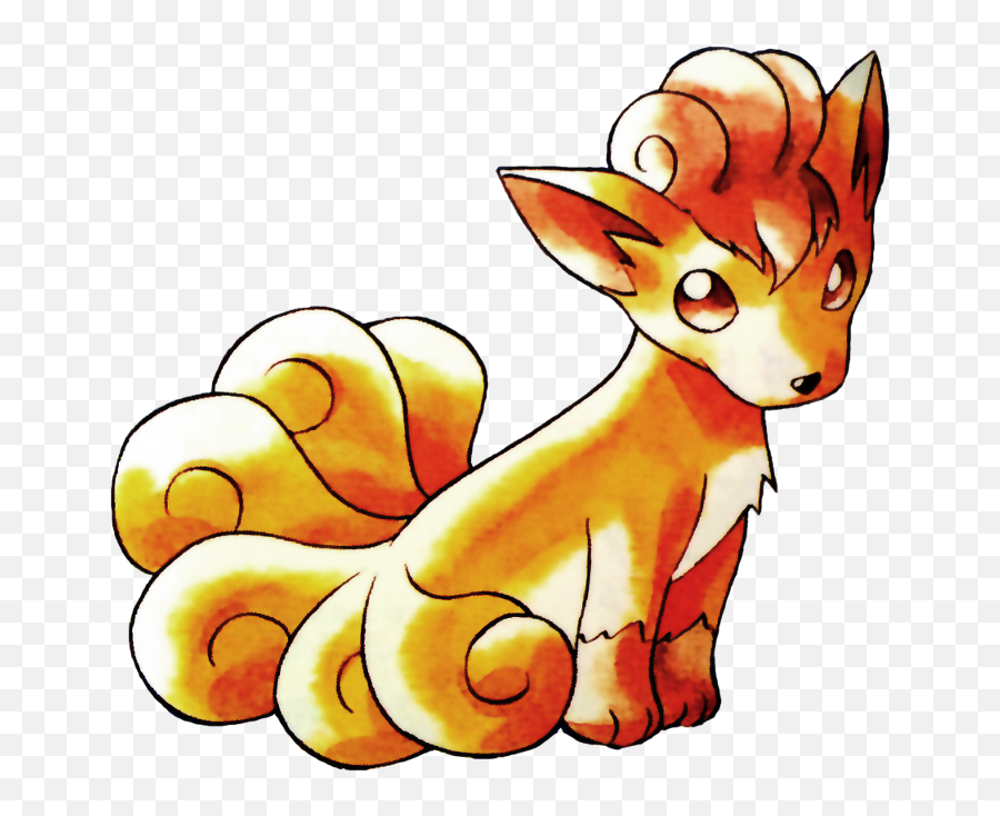 037 Vulpix Used Fire Blast And - Vulpix Pokemon Red Png,Vulpix Png