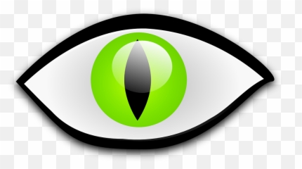 Eye Reptile Cats - Cat Eye Clip Art Png,Cat Eyes Png